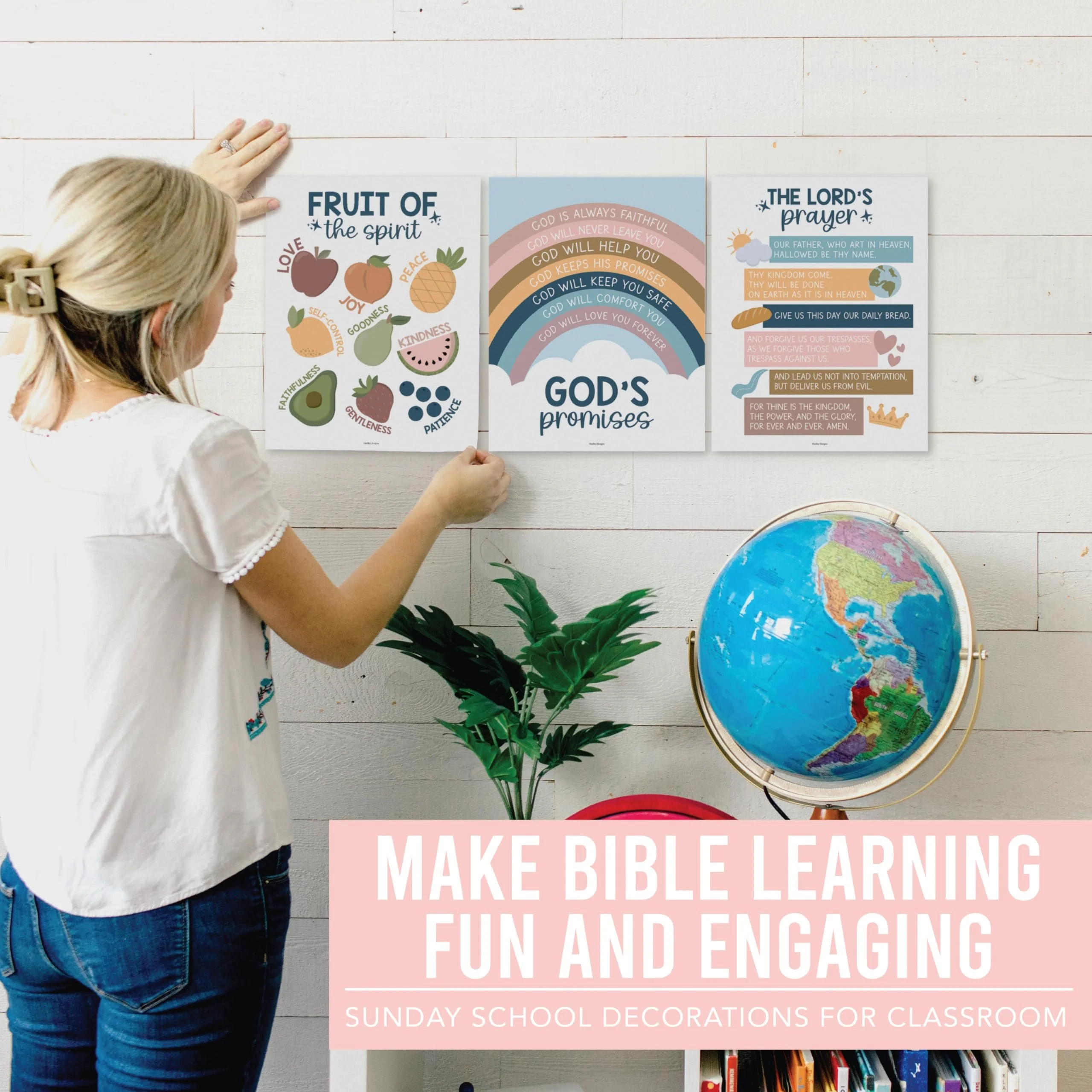 Bible Learning Kit, Boho 9 Poster Pack - Image 10