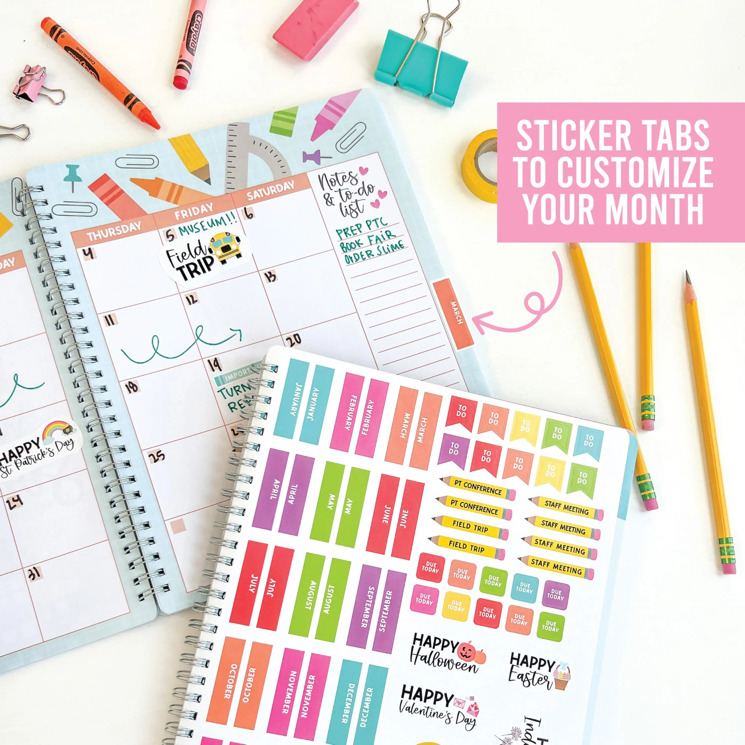 Hadley Designs Teacher Planner 2026-2027 - Undated Teacher Planners, Homeschool Lesson Planner Book for Teachers Must Haves, Lesson Plan Book For Teachers Classroom Supplies & Appreciation Gifts - Image 6