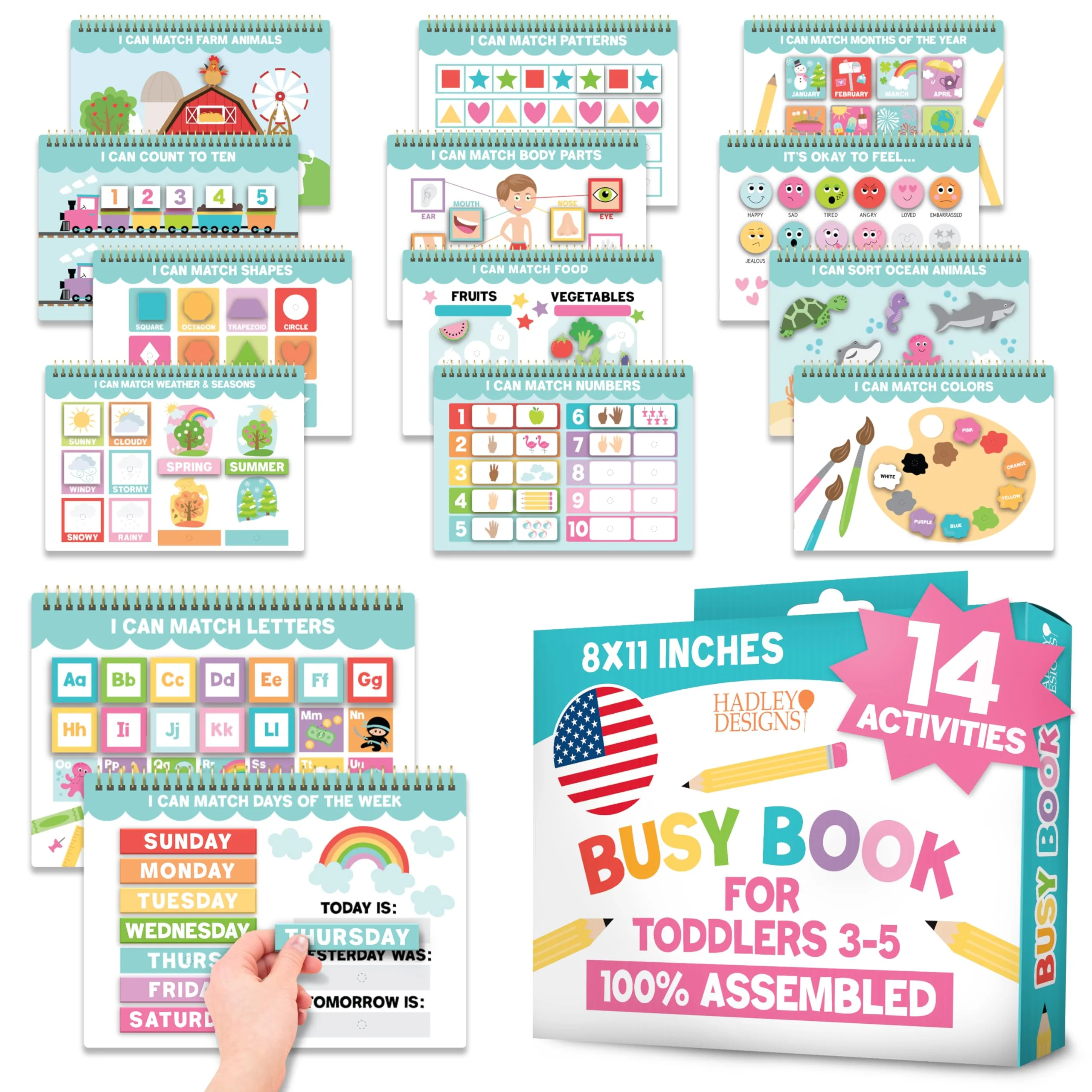 Ultimate Preschool Learning Kit | Kindergarten Ready Set | Toddler Educational Toys Gift 3-5 Year Old - Image 3