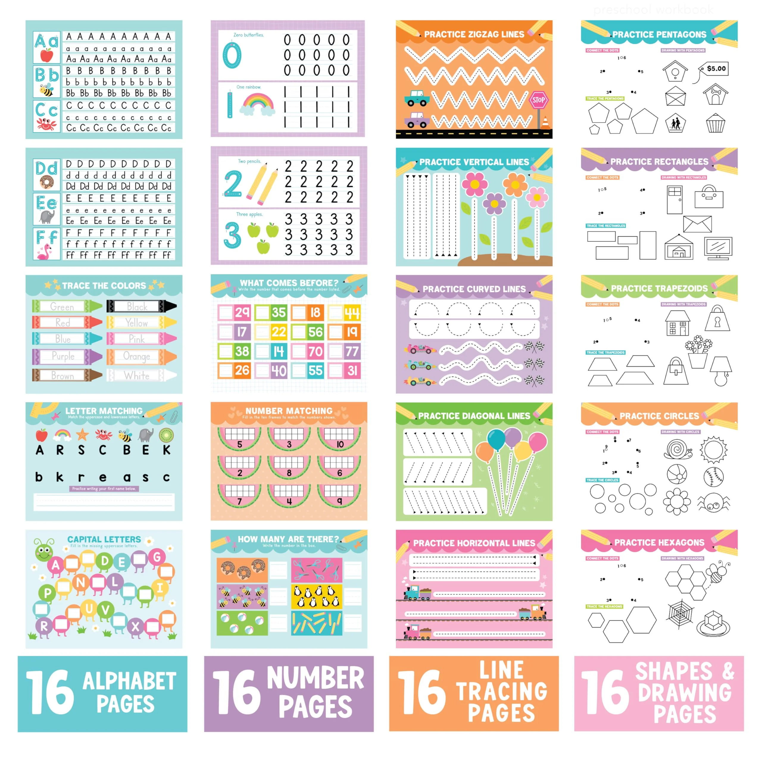 Ultimate Preschool Learning Kit | Kindergarten Ready Set | Toddler Educational Toys Gift 3-5 Year Old - Image 6